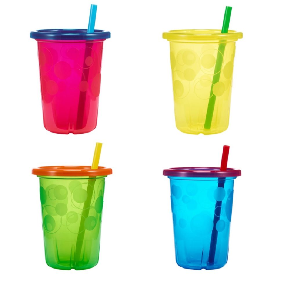 Take & Toss 4 Straw Cups