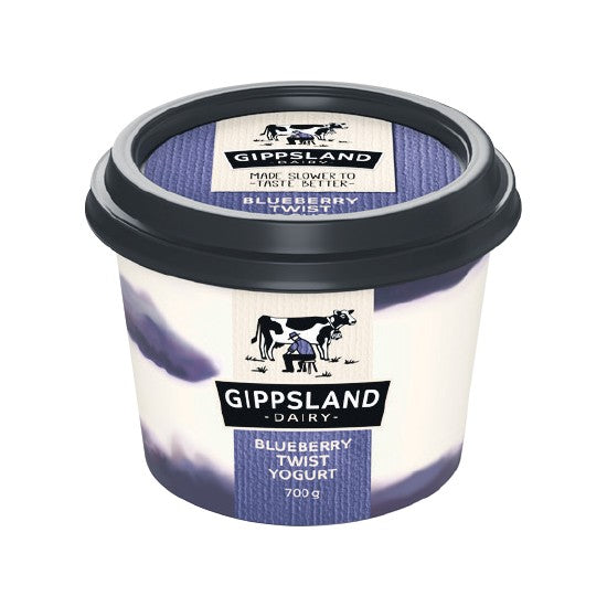 Gippsland Yoghurt Blueberry  Twist 700g