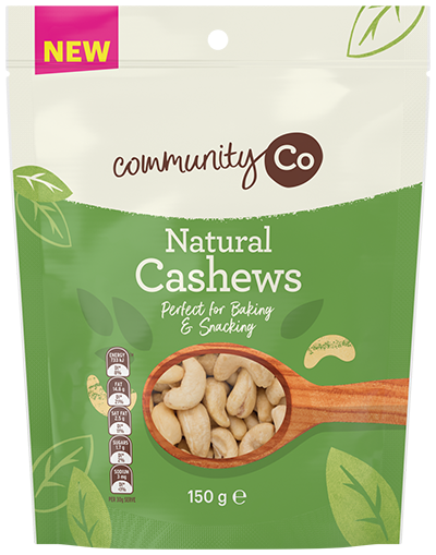 Community Co Cashews Raw 150g