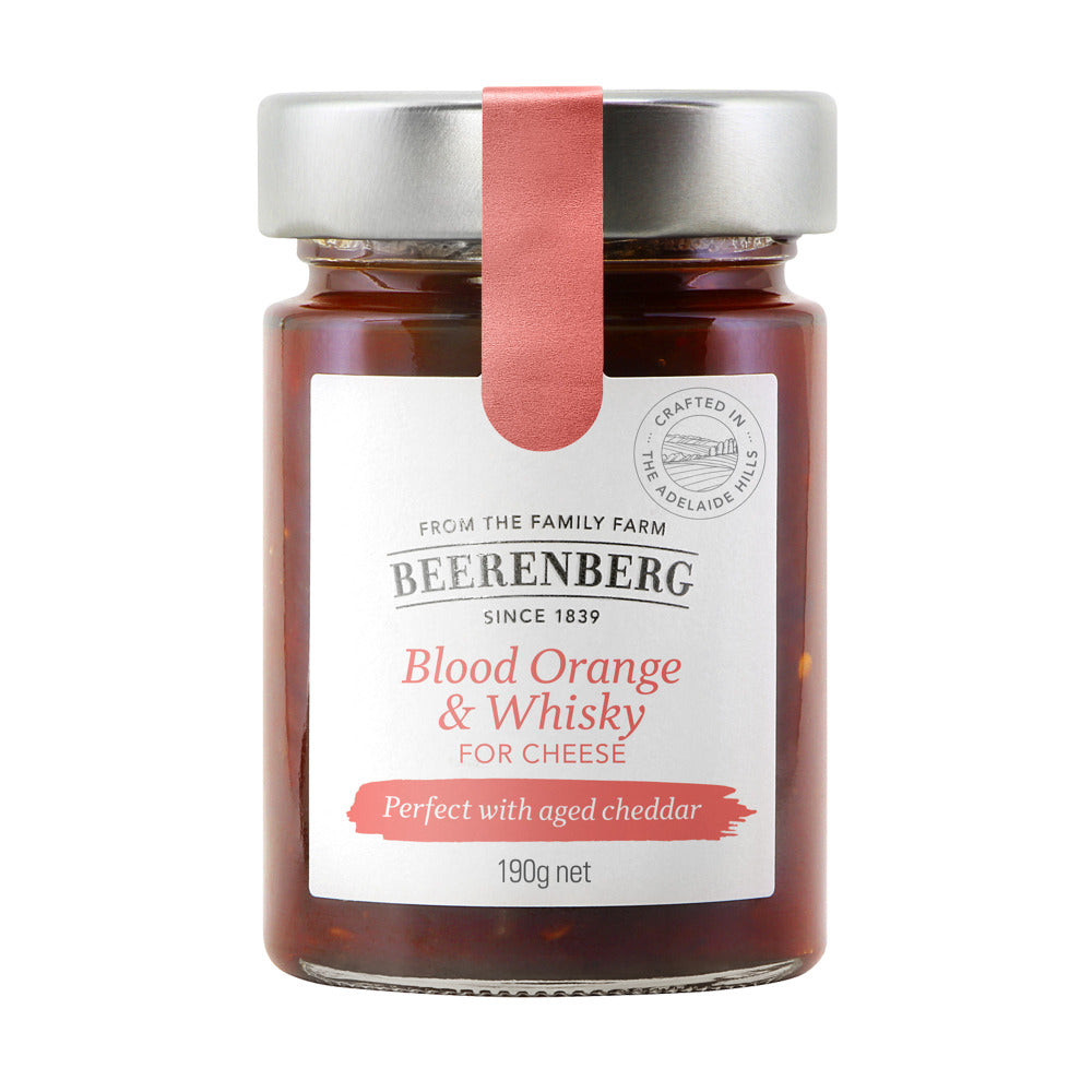 Beerenberg For Cheese Blood Orange & Whisky 190g