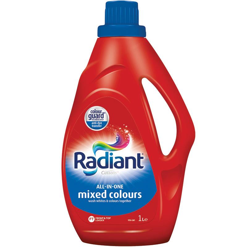 Radiant Laundry Liquid Detergent Mixed Colours 2L