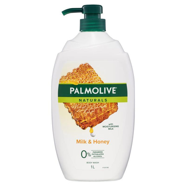 Palmolive Milk & Honey Body Wash 1L