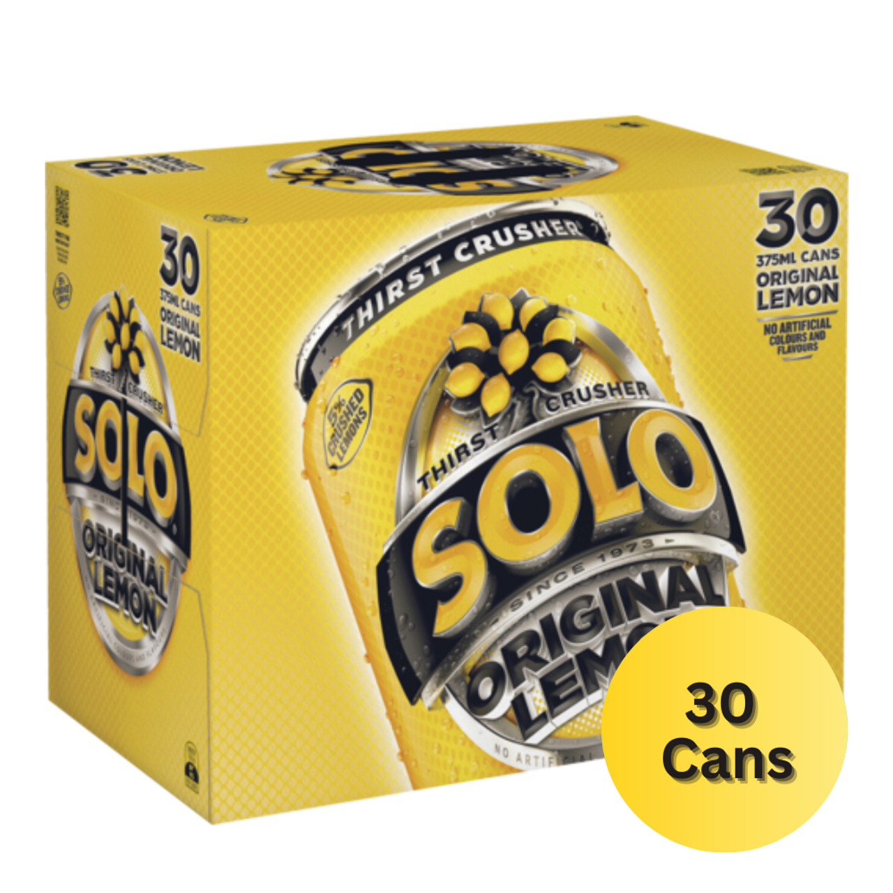 Schweppes Cans Solo Lemon 375ml 30pk