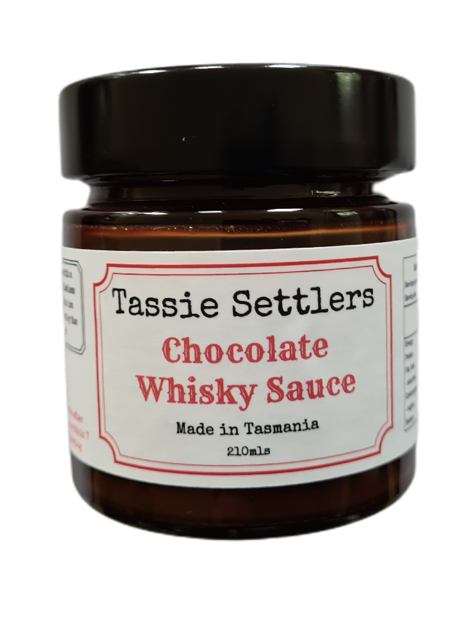 Tassie Settlers Chocolate Whisky Sauce 210ml