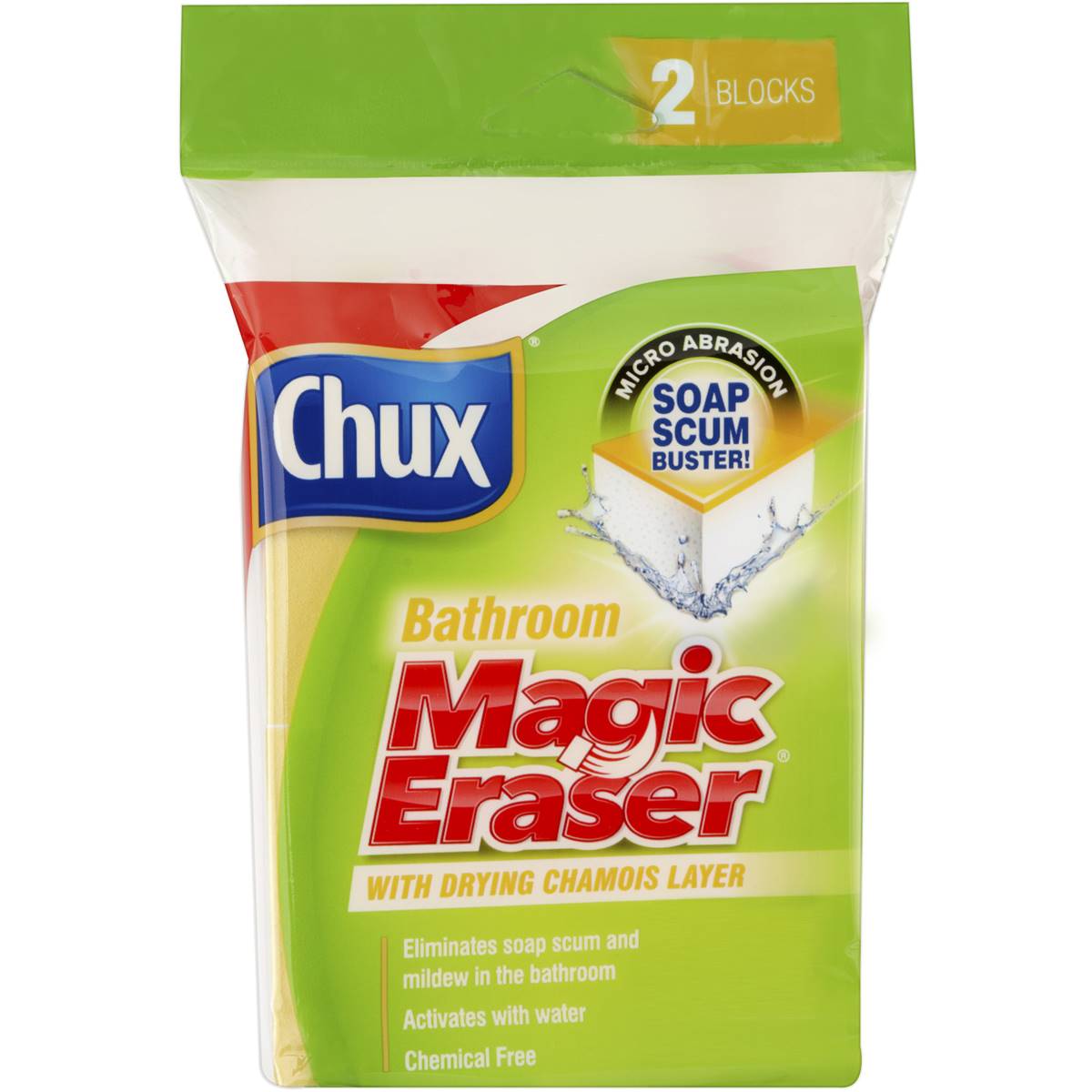 Chux Magic Eraser Bathroom 2 pk