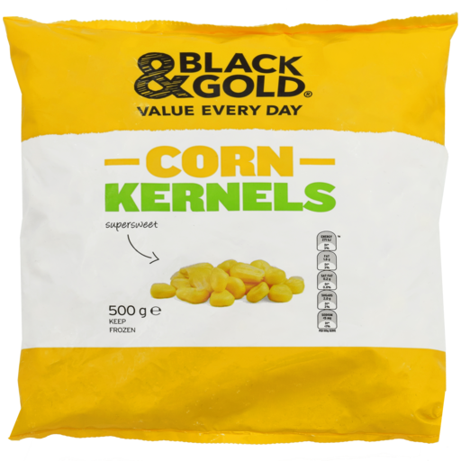 Black & Gold Corn Kernels 500g