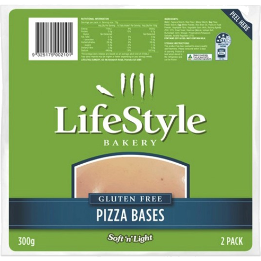 Lifestyle Pizza Base GF 300g
