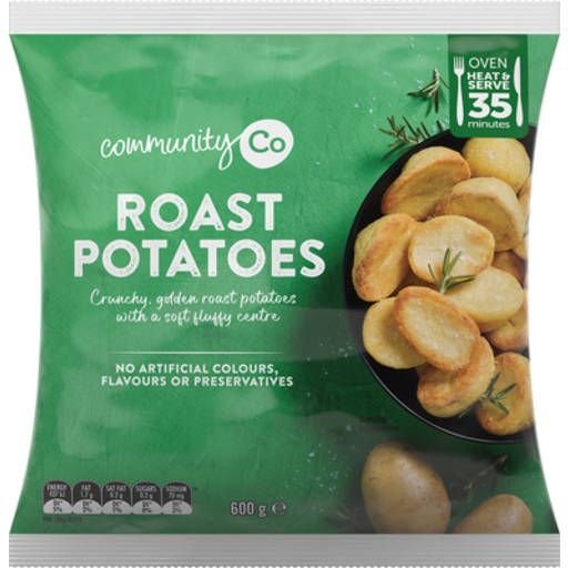 Community Co Frozen Roast Potato 600g