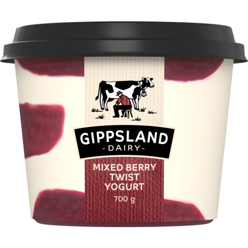 Gippsland Yoghurt Mixed Berry Twist 700g