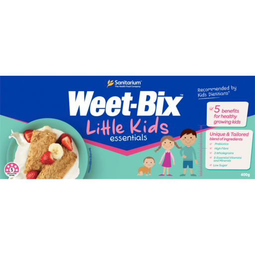 Sanitarium Weetbix Little Kids Essentials Breakfast Cereal 400g