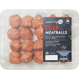 Community Co Meatballs Beef 420g