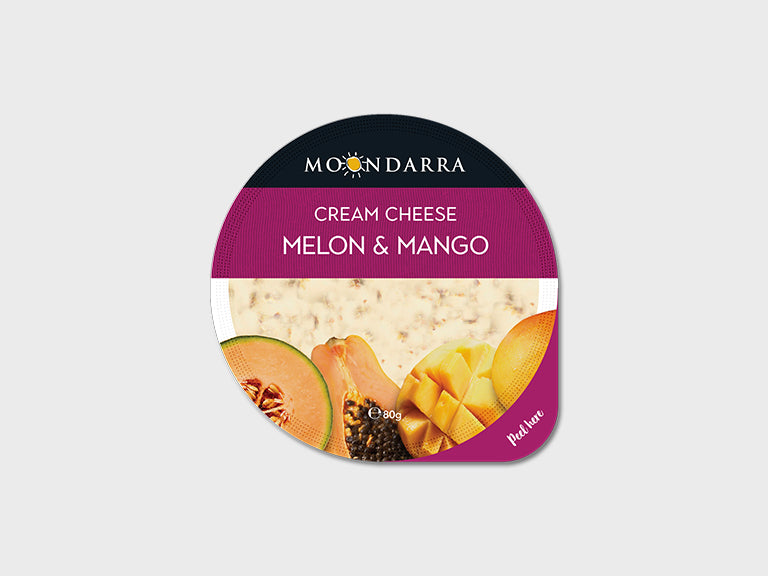 Moondarra Melon & Mango Cream Cheese 80g