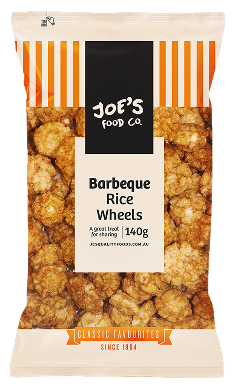 JC Nuts Joes BBQ Rice Wheels 140g