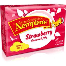 Aeroplane Natural Jelly Crystals Strawberry 85g