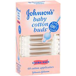 Johnsons Baby Cotton Buds 60pk