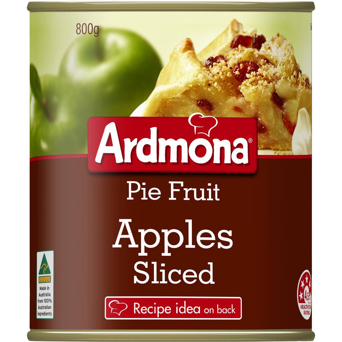 Ardmona Pie Apples Sliced 800g