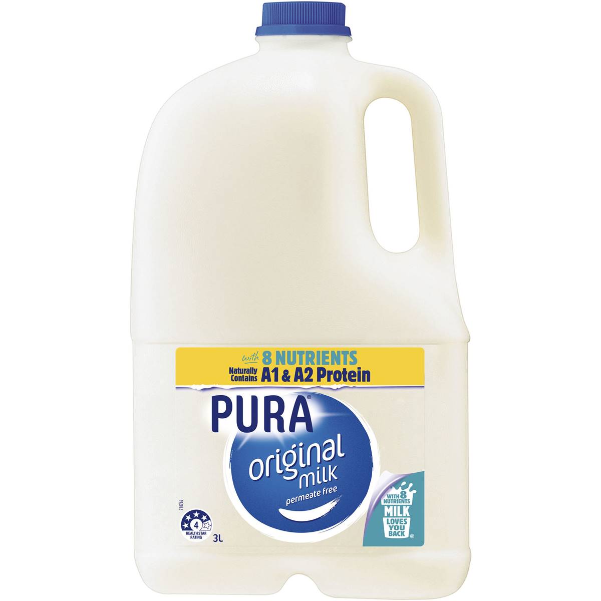 Pura Milk Full Cream 3L