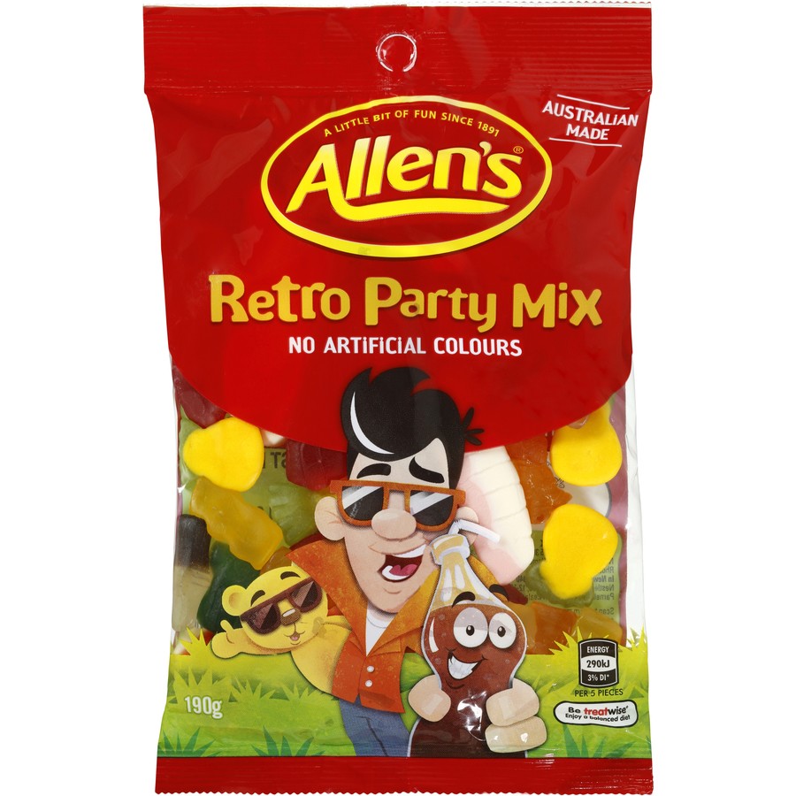 Allens Retro Party Mix 190g