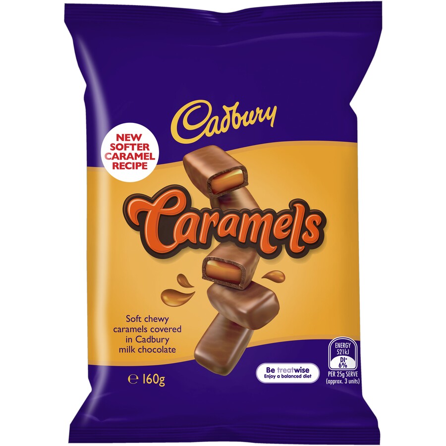 Cadbury Pascall Caramels 160g