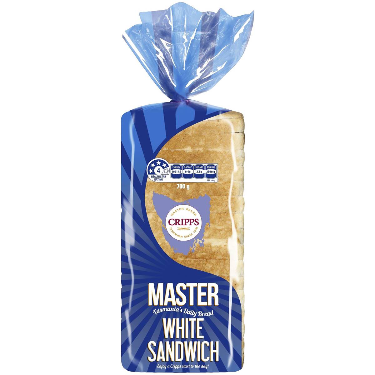 Cripps Master Loaf White Sandwich 700g