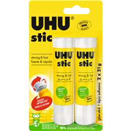 UHU Glue Stick 21g 2pk