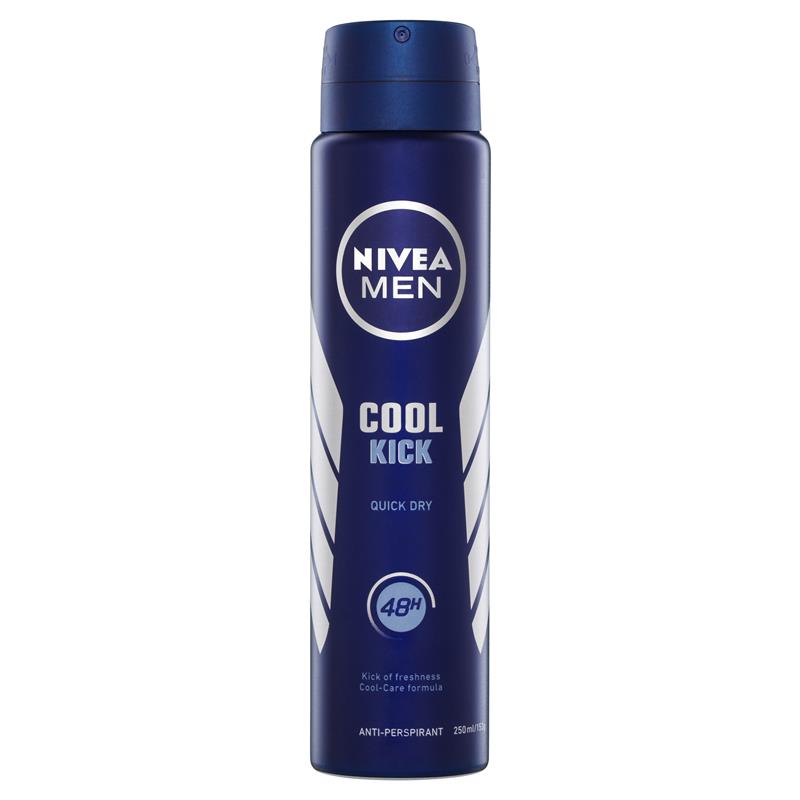 Nivea Deodorant Aerosol Cool Kick 250ml