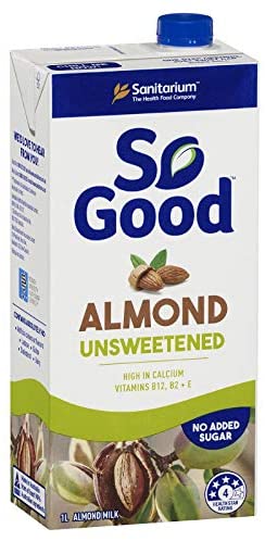 Sanitarium So Good Almond Milk Unsweetened 1L