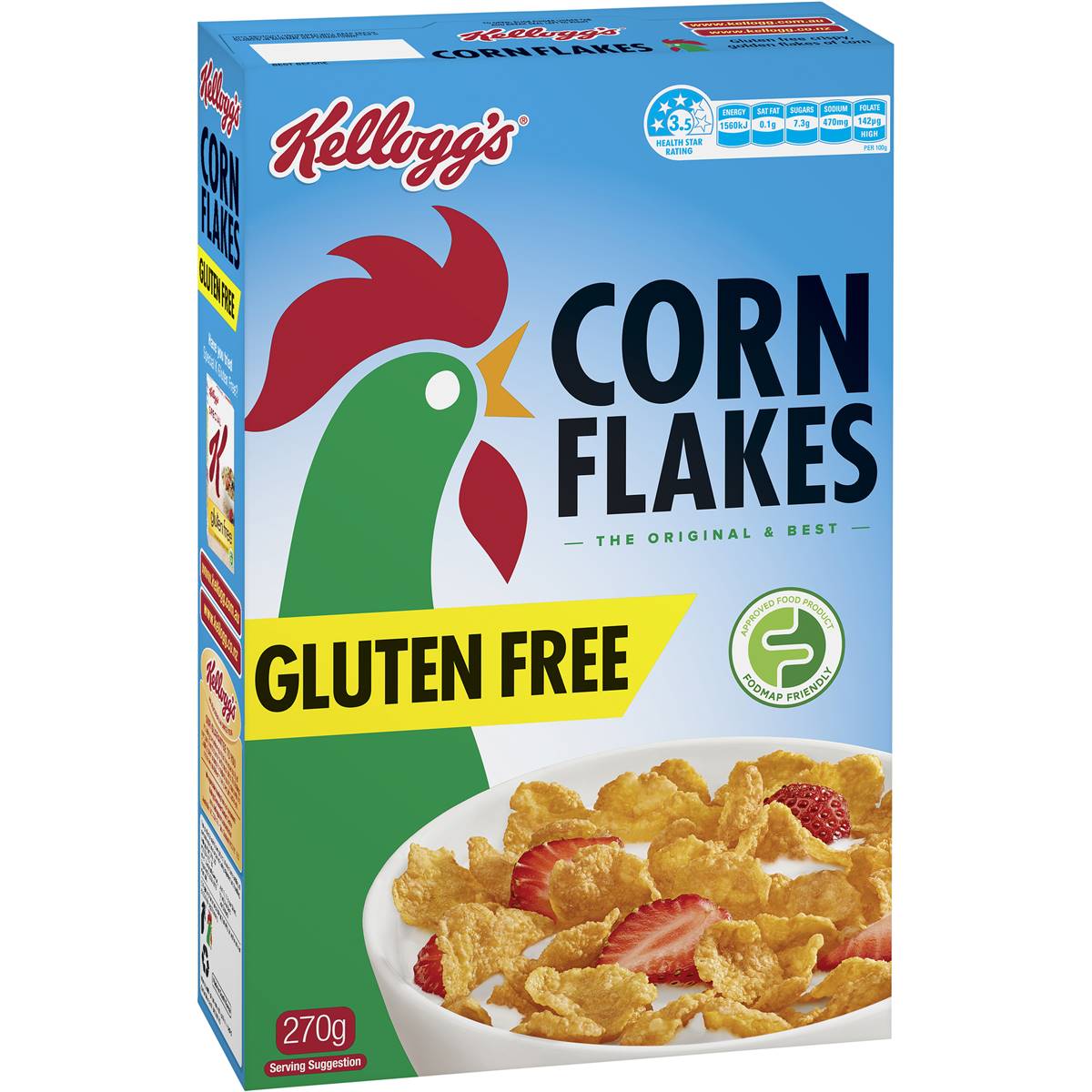 Kelloggs Gluten Free Corn Flakes 270g