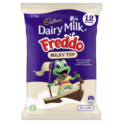 Cadbury Dairy Milk Freddo Milky Top Share Pack 144g 12pk