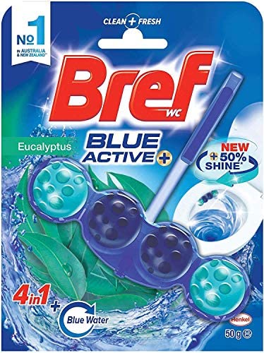 Bref Blue Active Bowl Freshener Eucalyptus 50g