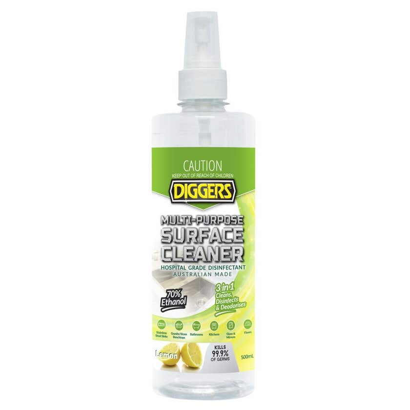 Diggers Multi Purpose Surface Cleaner Lemon Scent 500ml