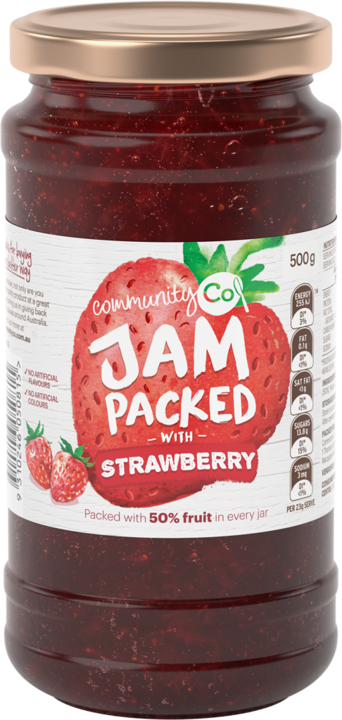 Community Co Strawberry Jam 500g