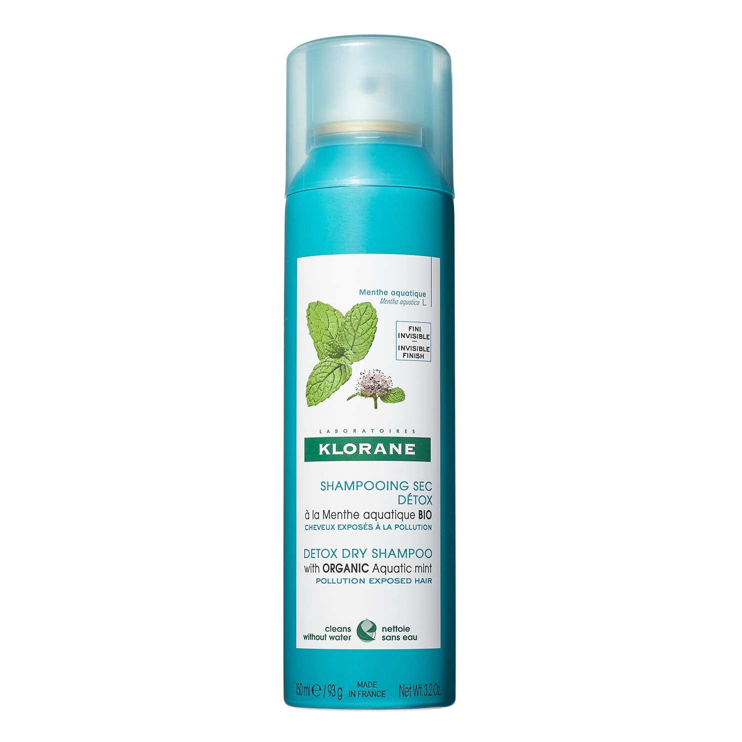 Klorane Detox Dry Shampoo Mint 150ml
