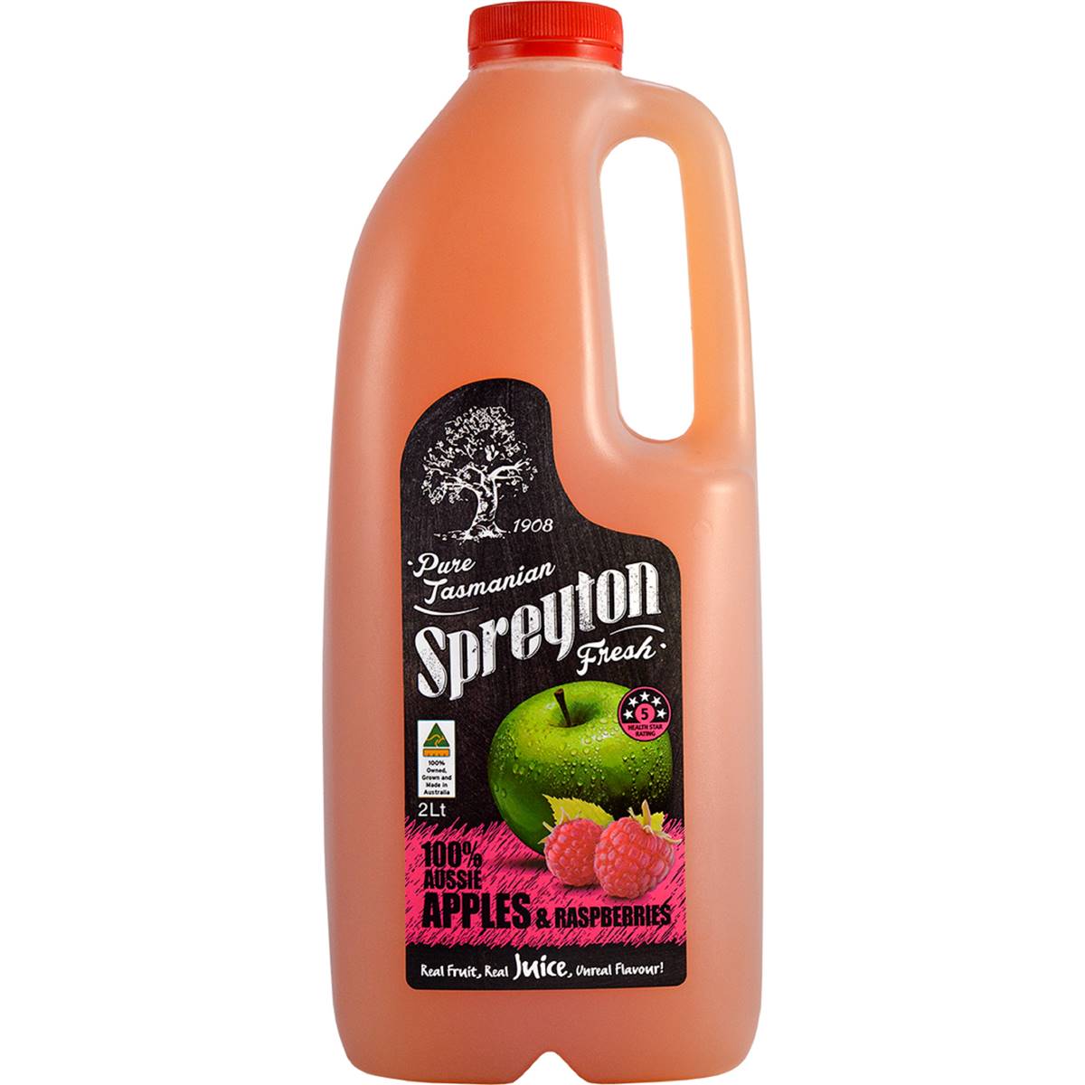 Spreyton Fresh Juice Apple & Raspberry 2L