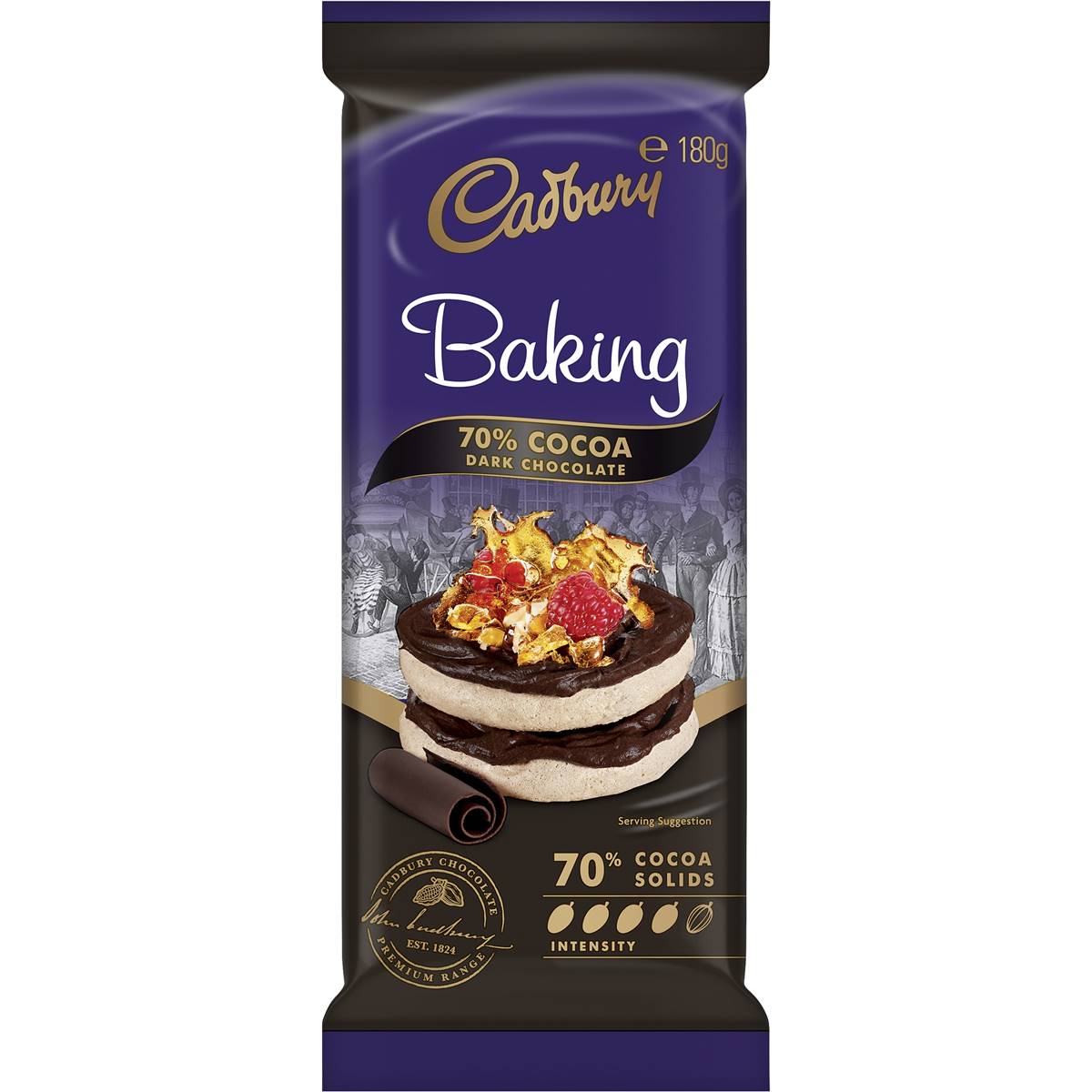 Cadbury Baking Chocolate 70% Cocoa 180g