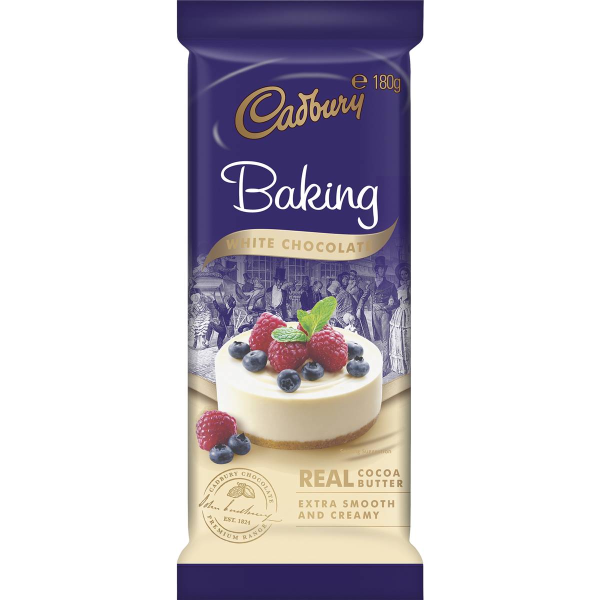 Cadbury Baking Chocolate White 180g