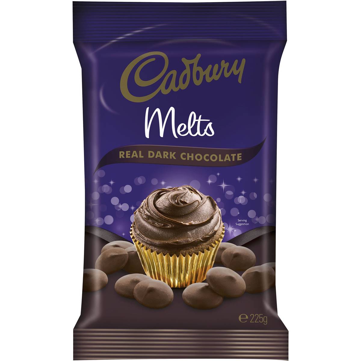 Cadbury Baking Melts Dark 225g
