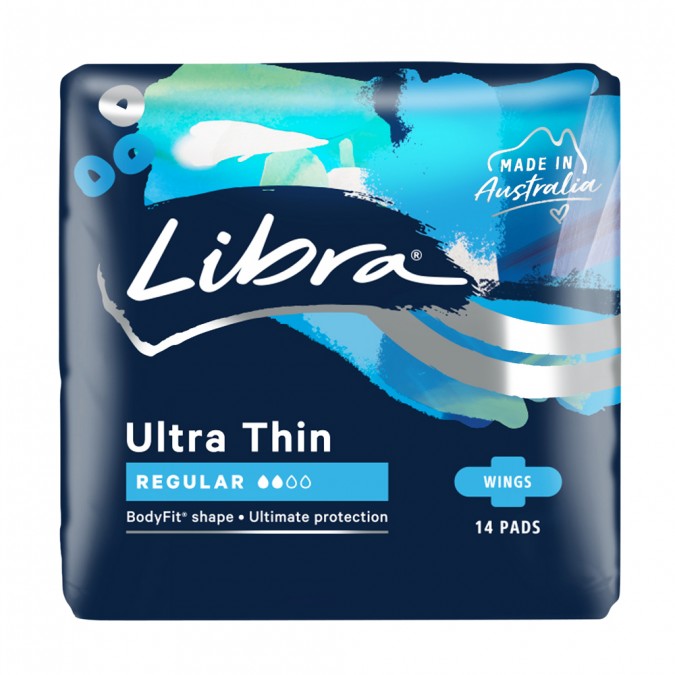 Libra Ultra Thin Regular with Wings 14pk