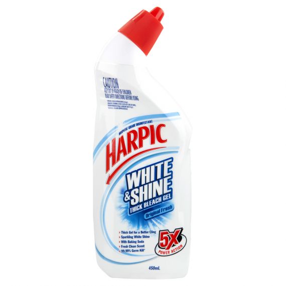 Harpic White Shine Fresh Bleach Gel 450ml