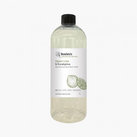 Bosisto's  Desert Lime & Eucalyptus Hand Wash Refill 1L