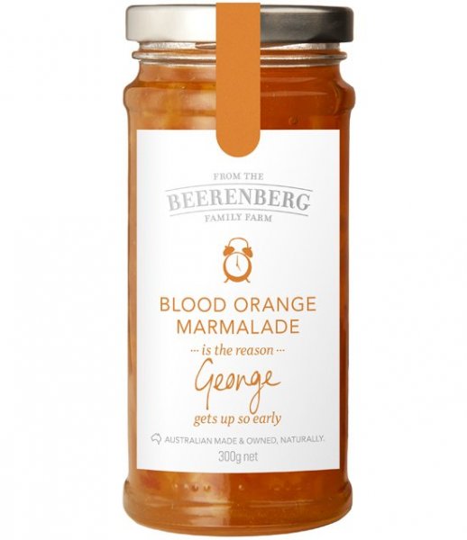 Beerenberg Aust Blood Orange Marmalade 300g