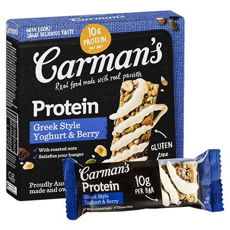 Carmans Bars Greek Yoghurt & Blueberry 160g 5pk