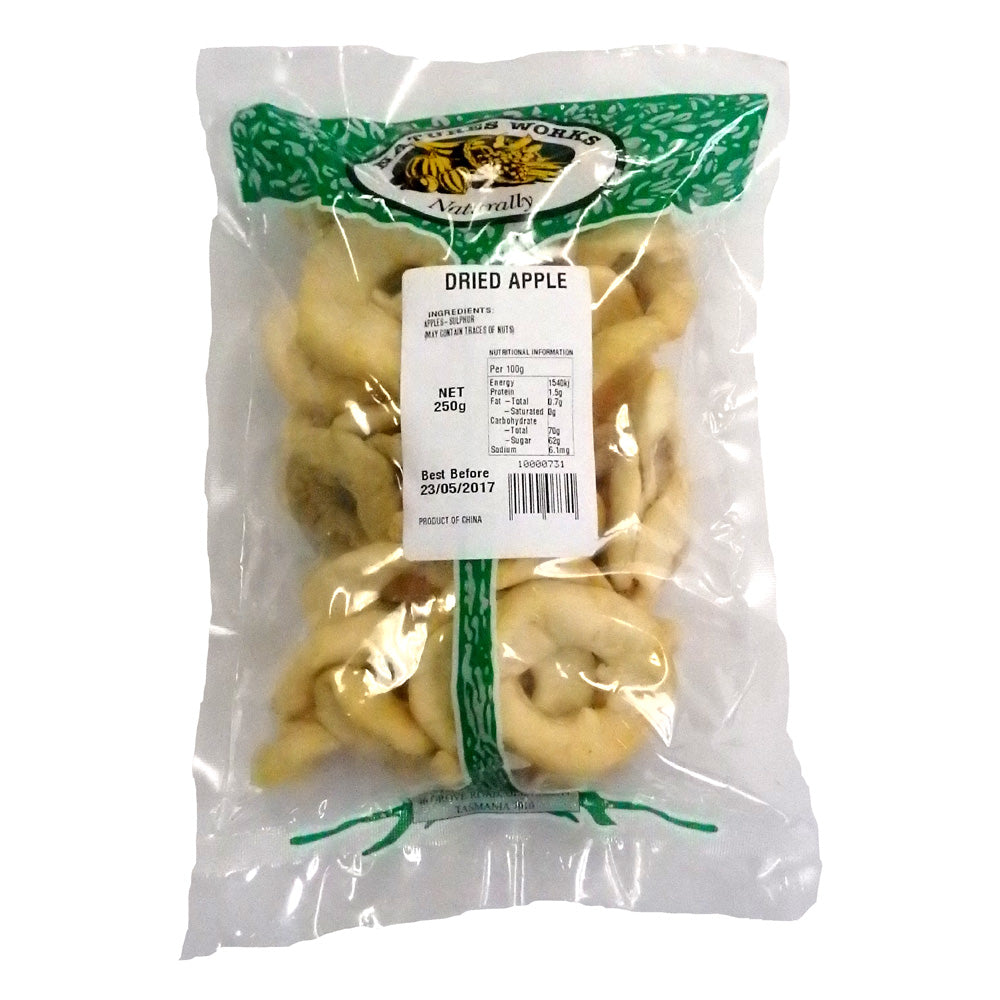 Natures Works  Apple Rings 250g