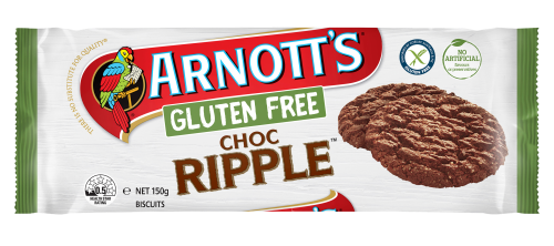 Arnotts Gluten Free Choc Ripple Biscuits 150g