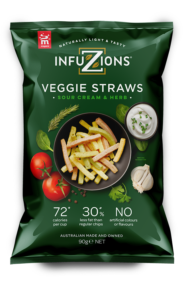 Majans Infuzions Veggie Straws 15g 5pk