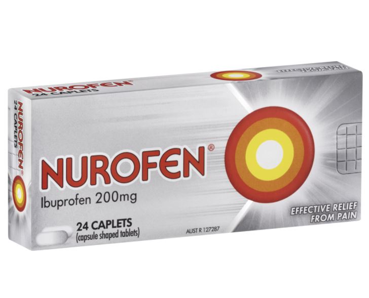 Nurofen Ibuprofen Caplets 24pk