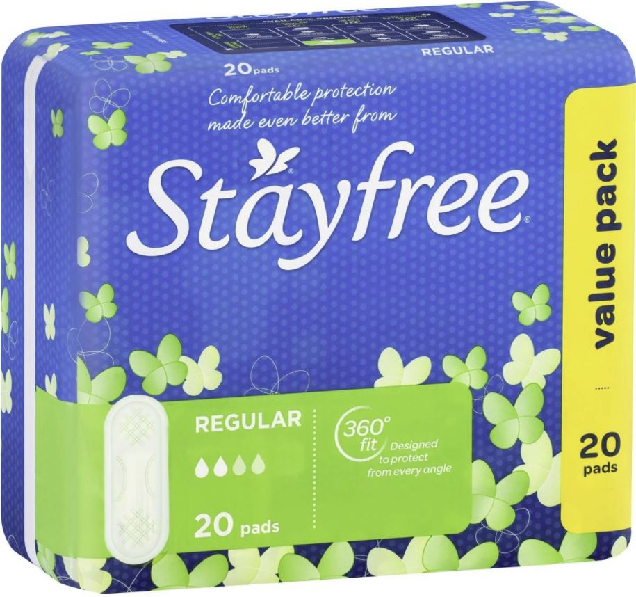 Stayfree Regular Pads 20pk