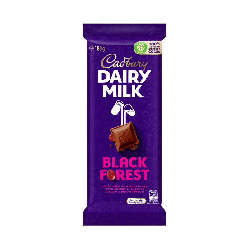 Cadbury Chocolate Block Black Forest 180g
