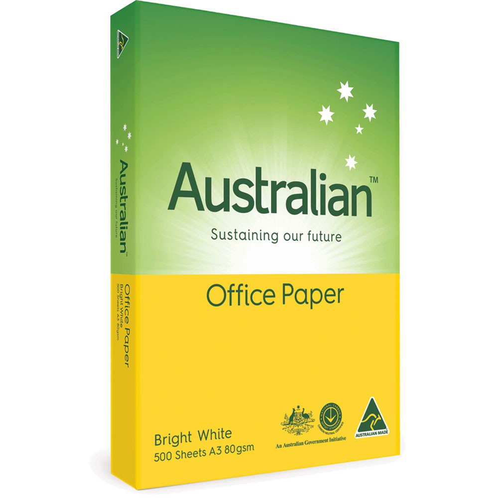 Australian Copy Paper A3 80gsm White
