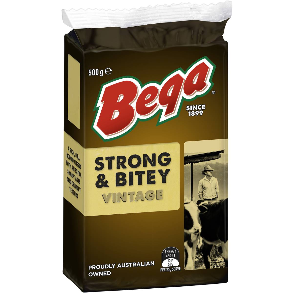Bega Cheese Vintage Strong & Bitey 500g